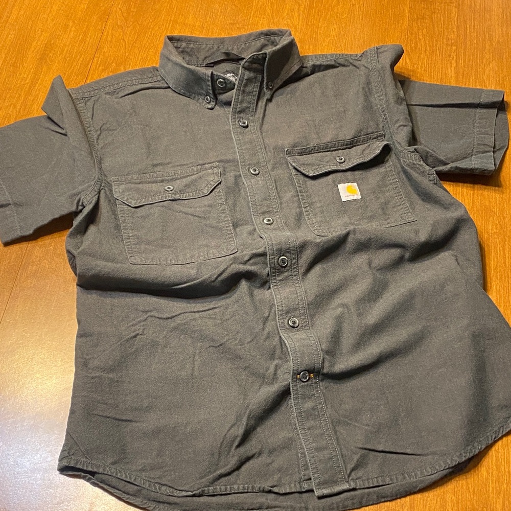 Carhartt Mens Medium Short Sleeve Button Up TW4369-M